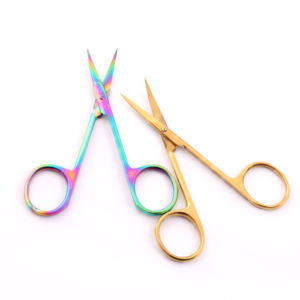 Tijeras para Cutículas al por Mayor, Color Negro, Acero Inoxidable Japonés, Tijeras para Cejas, Mini Tijeras para Manicura, Tijeras para Cutículas Privadas - Product Image 5