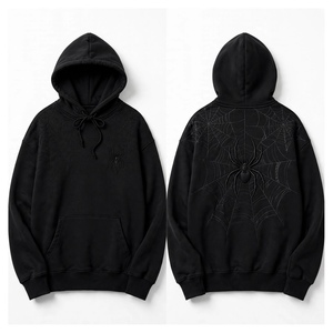 Sweat à capuche SPIDER WEB de haute qualité, très cool et chic, pour un usage décontracté et en plein air - Product Image 4