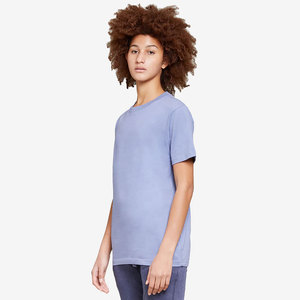 เสื้อยืดเปล่าไม่มีลาย รับผลิตเสื้อยืด OEM ขายส่ง พร้อมสกรีนโลโก้ เสื้อยืดผ้าฝ้ายแท้ แห้งเร็ว ทรงพอดีตัว สำหรับผู้หญิง - Product Image 2