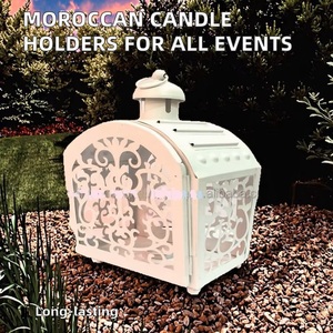 Modern Moroccan Style Handmade Durable Iron <b>Lantern</b> <b>Candle</b> Holders Indoor Outdoor Garden Wedding Home Decor Christmas Occasional - Product Image 6