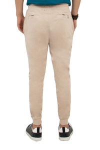 Pantalones de chándal cargo negros de algodón personalizados al por mayor, pantalones apilados para hombre, tela Oxford de secado rápido transpirable ajustada oscura informal - Product Image 3
