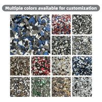 Flocons d'époxy pour sols 1-3mm 3-5mm, copeaux de vinyle, mélange de flocons de mica, couleurs variées, antidérapants, résistants à l'usure pour revêtements de sol époxy de garage