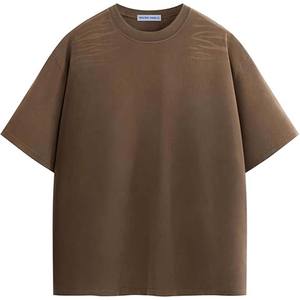 Camisetas Personalizadas de Alta Calidad 100% Algodón para Hombre, Talla Grande, con Impresión de Logotipo Personalizado - Product Image 1