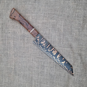 Couteau de chef personnalisé artisanal en acier inoxydable Burraq Ecommerce, 8 pouces, manche en aluminium, épaisseur 3,0 mm, NOUVEAU style - Product Image 4