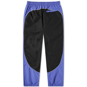 Color Block <b>Men</b> Windbreaker Pants <b>Elastic</b> Waist Track <b>Trousers</b> Breathable Woven Jogger Pants for Casual Wear - Product Image 2