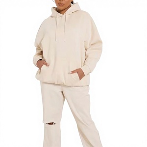 Heavyweight Men's 100% Cotton Oversized Solid Hoodie Winter Wear Custom Logo Front Digital Printing ODM Pullover Streetwear 2026 - Product Image 1