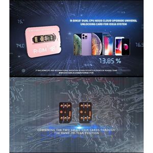 Scheda di sblocco R-SIM18 + Nano per iPhone 14 Plus 13 12 11 prodotto per scheda telefonica Pro XR IOS 16 - Product Image 4