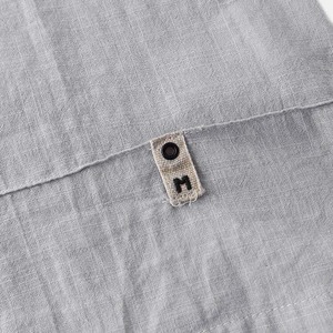 Débardeur en coton gris pour homme, col en V, décontracté, respirant, tricoté, couleur unie, sans manches - Product Image 6