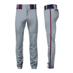 Wholesale Plus Size Sleeveless Breathable Anti-Bacterial Anti-UV <b>Baseball</b> Pants Sets OEM Polyester Stretch Quick Dry Team - Product Image 4