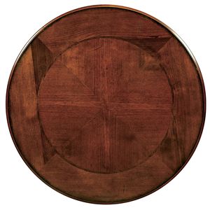 Ornate Design 1pc Traditional Style <b>Brown</b> Cherry Console <b>Table</b> with Open Bottom Shelf for Living Room Furniture - Product Image 5