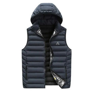 Chaleco para Hombre con Cierre, Tallas Grandes, Estilo Urbano, Chaleco sin Mangas, OEM - Product Image 3