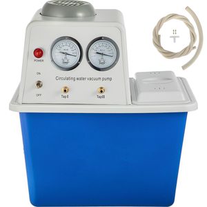 Pompa per Vuoto a Circolazione d'Acqua da Laboratorio Multiuso 15L in Acciaio Inossidabile 180W 110V con 2 Rubinetti Gas e Design Anti-Corrosione - Product Image 1