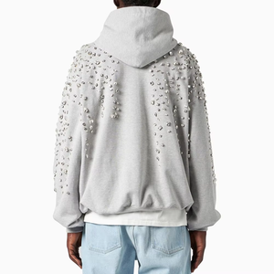 Sudadera con Pedrería Personalizada para Hombre y Mujer, Diseño Brillante con Diamantes, Sudadera de Moda Urbana, Mezcla de Algodón de Calidad - Product Image 6