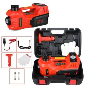 Martinetto Idraulico Elettrico Arancione 12V 5t 15.5 45cm con Chiave a Impulsi Senza Impatto per Auto - Product Image 2