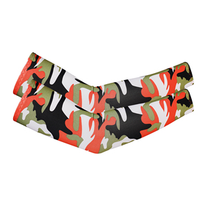 Manchon de Cyclisme Camouflage Bleu Unisexe Adulte Anti-UV en Polyester Imprimé à Compression Rafraîchissante – Conception Personnalisée - Product Image 6