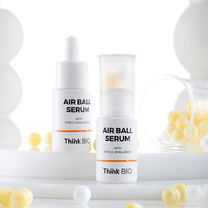 [Think Bio] SÉRUM AIRBALL Vita C Acide Hyaluronique Hydratant Visage Éclaircissant Boost d'Éclat pour Femmes Emballé en Boîte Durée de Conservation de 3 Ans - Product Image 1