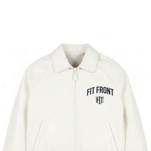 Chaqueta de Cuero Premium para Hombre, a la Venta, Resistente al Viento y al Agua, Teñida en Color Liso, Disponible en Todas las Tallas - Product Image 4