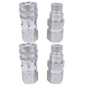 Thủy lực nhanh chóng kết nối Coupler khớp nối thiết lập cho Skid chỉ đạo cho bobcat loader 2 cái Bộ phận thủy lực - Product Image 1