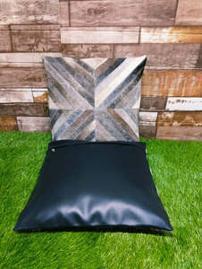 Nouveau fait à la main canapé oreiller Vintage véritable peau de vache coussin couvre 19 "à la main Art maison cas décoratif broderie coussin Arts - Product Image 6