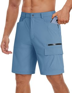 Pantalones cortos modernos para el día a día para hombre con cintura cómoda y tela suave Pantalones cortos casuales versátiles para hombre - Product Image 1