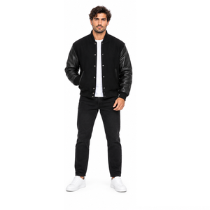 Chaqueta Universitaria Premium, Chaqueta Letterman con Bordado Personalizado, Chaqueta de Béisbol Unisex, Proveedor al por Mayor, Fabricante OEM ODM - Product Image 6