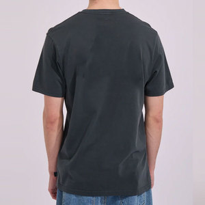 T-shirt à manches courtes pour homme, coupe classique, 100 % coton, col rond, toile respirante, séchage rapide, couleur unie, logo personnalisé, OEM, 2026 - Product Image 2