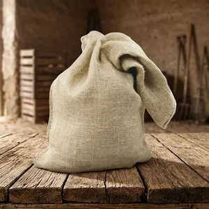 Sac en jute tissé de qualité supérieure, robuste et écologique, pour l'emballage en vrac, l'expédition, l'agriculture et l'industrie - Product Image 2