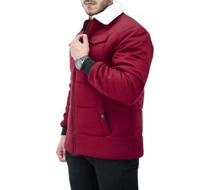 Chaqueta Acolchada de Algodón con Cremallera y Estampado de Letras, Chaqueta Acolchada con Cinta para Hombre, Venta al por Mayor, Personalizada, 2026 - Product Image 1