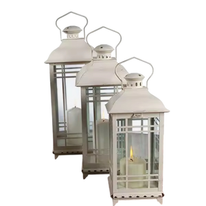 Brass Lantern With Cutout Design For Home Decoration Durable Metal Candle Holder Centerpiece In Best Price Modern Design Lantern - Product Image 4