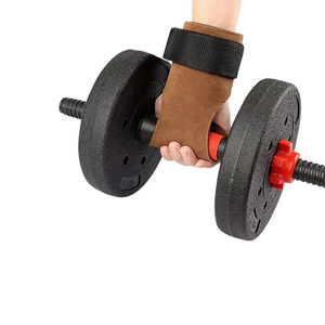 ANAX SPORTS Poignée en cuir réglable avec boucle métallique pour la musculation, la relaxation musculaire, équipement de fitness personnalisable OEM - Product Image 4