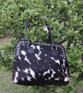 Bolso Tote de Cuero Vacuno con Pelo, Estilo Vintage, Gran Capacidad, Portátil, de Cuero Genuino - Product Image 5