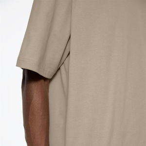 Boxy Fit 100% Cotton Men's T-Shirt 220gsm Heavy <b>Weight</b> Custom Logo Print O-Neck High Quality <b>Blank</b> Shirt Customized OEM - Product Image 3