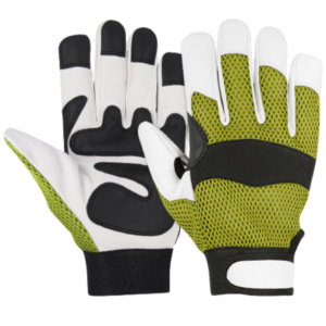 Gants de sécurité en cuir de chèvre renforcé, résistants, pour travaux industriels, construction, mécanique, avec protection des mains - Product Image 2