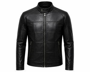 Premium Designer <b>Leather</b> Jacket for Men Genuine <b>Leather</b> Luxury Fashion Outerwear Stylish Comfortable Modern Everyday Wear Jacket - Product Image 2