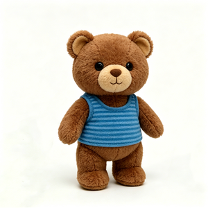 Oso de peluche suave marrón para la ansiedad, oso de peluche para niños, almohada de oso de peluche para la cama - Product Image 4