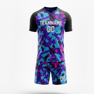 Soccer Kit Custom Team Uniform Jersey Shorts Breathable Quick Dry Fabric Professional Match Training Wear - Product Image 1