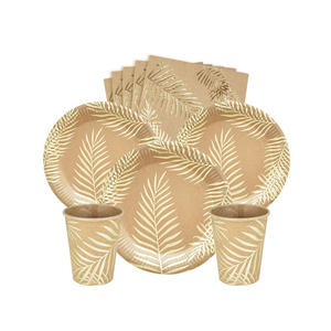 Premium <b>Disposable</b> Areca Palm <b>Plates</b> with Smooth Natural Finish for Family Gatherings Corporate Events and Hospitality Use - Product Image 4