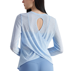 Camiseta de Verano para Mujer, Cuello Redondo, Manga Corta, Diseño a Cuadros, 100% Algodón, Transpirable, Ecológica, de Secado Rápido y Ligera - Product Image 4