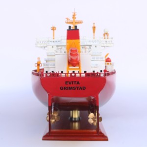EVITA - Maqueta de Buque Petrolero Hecha a Mano en Madera para Decoración del Hogar - Product Image 6