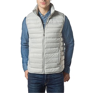 Wholesale New Design Male's Puffer Sleeveless Vest Men Outerwear Custom Logo Sleeveless Puffer Vest Puffer Sleeveless - Product Image 2