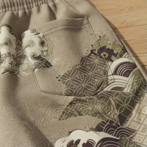 Shorts de bain sublimés pour hommes avec cordon de serrage à la taille, longueur mi-cuisse, style décontracté, sublimation, 100% polyester respirant - Product Image 4