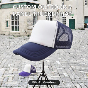 Casquette Trucker en Maille Personnalisée avec Logo et Impression sur Mesure, 100% Acrylique, Haute Qualité, pour l'Été, la Plage, le Hip-Hop, le Sport, Décontractée, Vente en Gros - Product Image 2