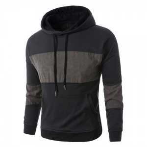 Sudaderas con Capucha para Hombre al por Mayor, de Poliéster y Algodón, Personalizadas, Talla Grande, Gruesas, Sólidas, para Invierno - Product Image 1