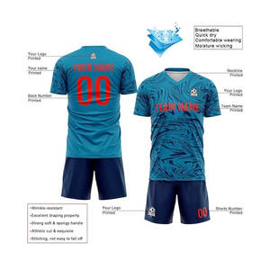 Wholesale Custom Soccer Jersey OEM Manufacturer Supplier High GSM Breathable Fabric Private Label Bulk Team Sportswear Fit - Product Image 6