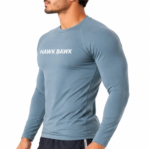 <b>Men</b> Short Sleeve <b>Compression</b> <b>Shirt</b> Premium Stretch Breathable Full Sleeve Quick Dry Polyester Breathable Material <b>For</b> <b>Men</b> - Product Image 3