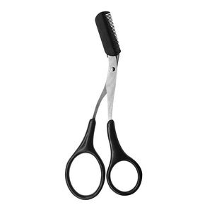 Ciseaux à sourcils en gros avec manche en plastique, outils de maquillage et de soin personnel, ciseaux avec peigne pour le maquillage et les soins personnels - Product Image 2