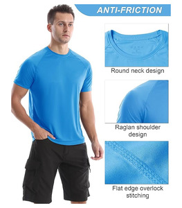 T-shirt Homme Uni Col V Manches Courtes Coupe Classique 100% Coton Tissu Non Tissé Respirant Séchage Rapide Tenue Décontractée 2025/2026 - Product Image 2