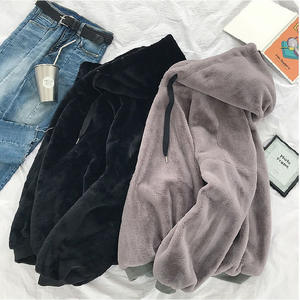 Sudadera con capucha de invierno para hombre, cálida, holgada, informal, de forro polar, bordada, impermeable y transpirable - Product Image 5