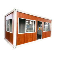 Maison préfabriquée en conteneur extensible de 20 pieds ou 40 pieds, bureau pliable, maisons modulaires pliantes à vendre