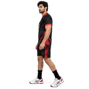 Ensemble maillot et short de handball professionnel, idéal pour l'entraînement, tissu respirant et confortable, fabrication OEM. - Product Image 3